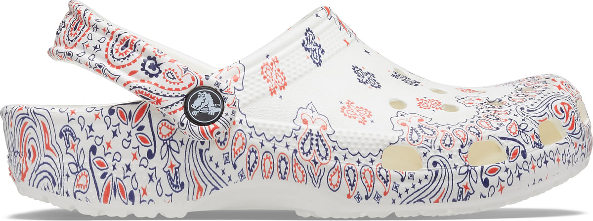 classic americana paisley clog