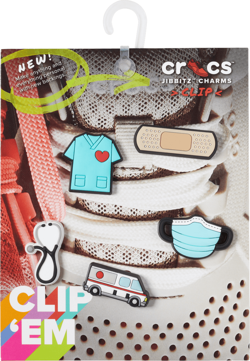 Jibbitz™ Medical Staff Lce Backer 5Pk