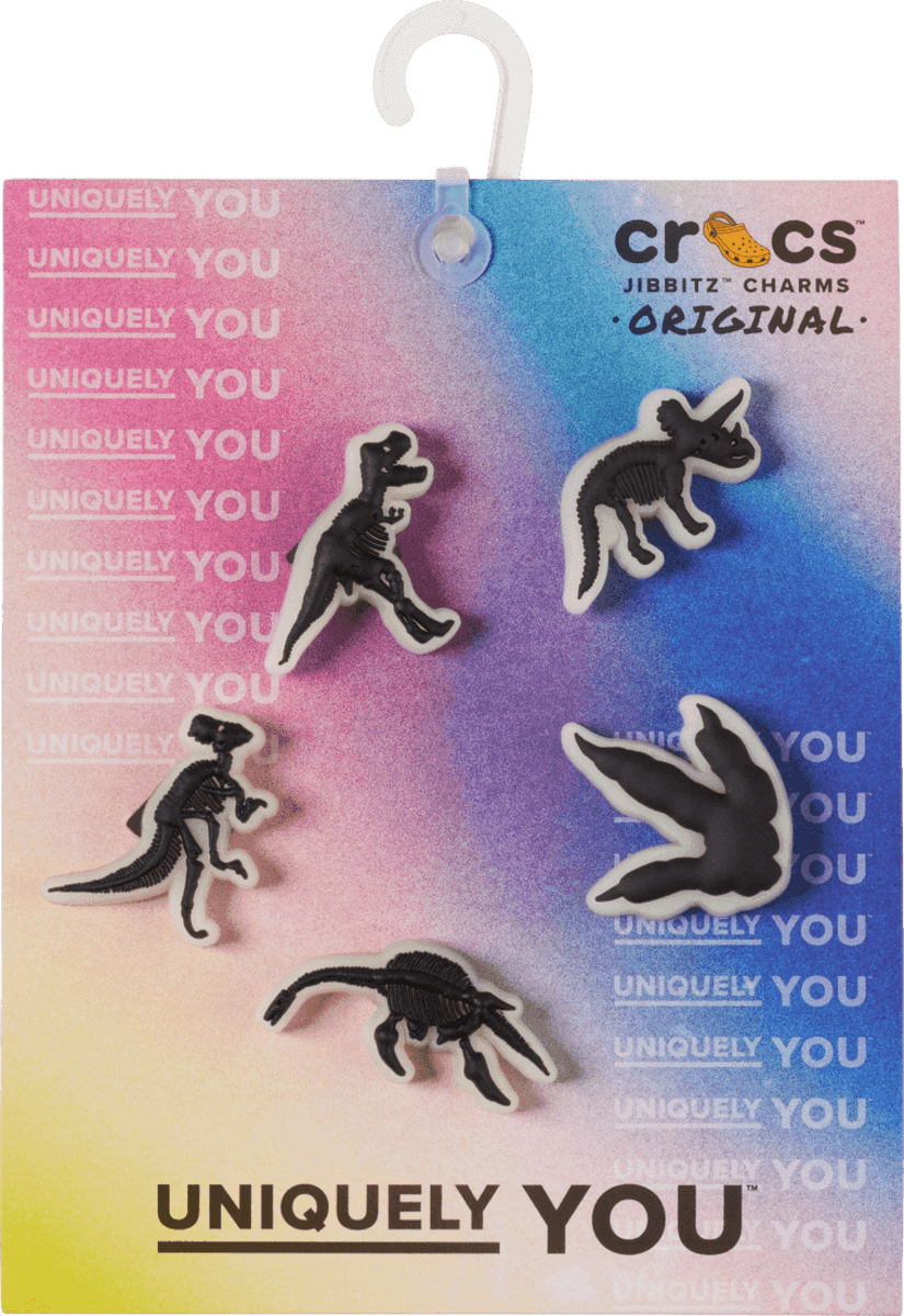 Jibbitz™ Glow In The Dark Dino 5 Pack