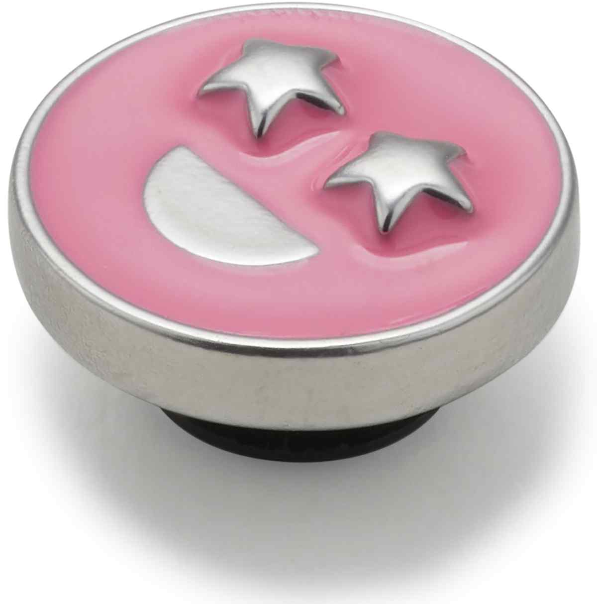 Jibbitz™ Pink Pastel Enamel Face