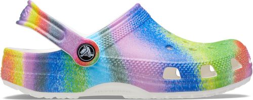 Classic Spray Dye Clog K White/Multi