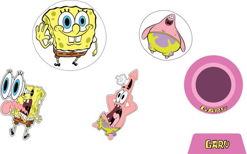 Jibbitz™ Spongebob Bubble 5Pck