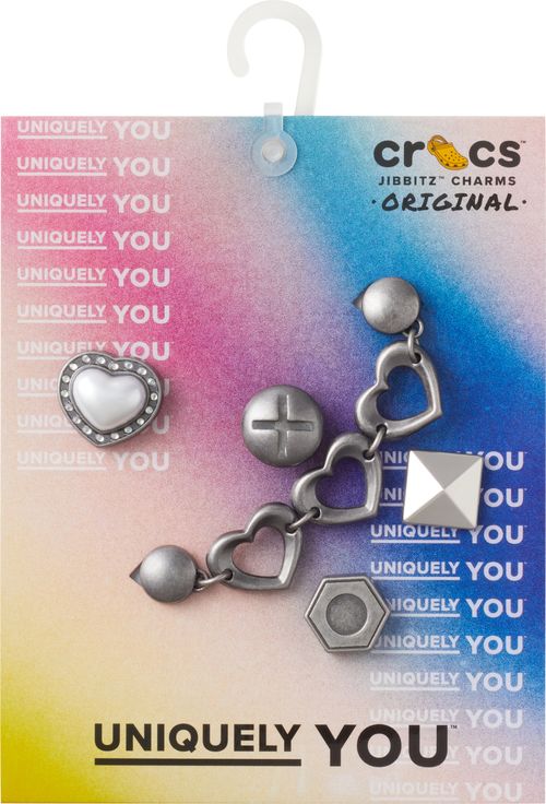 Jibbitz™ Silver Romantic 5 Pack