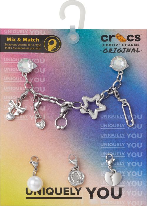 Jibbitz™ Removable Punk and Silver