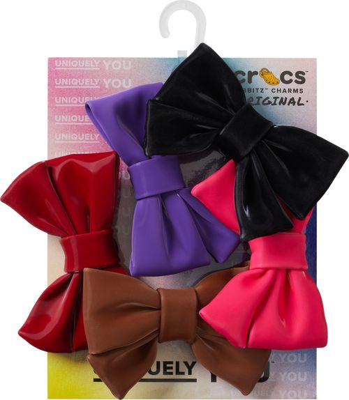 Jibbitz™ Solid Romantic Bow 5 Pack