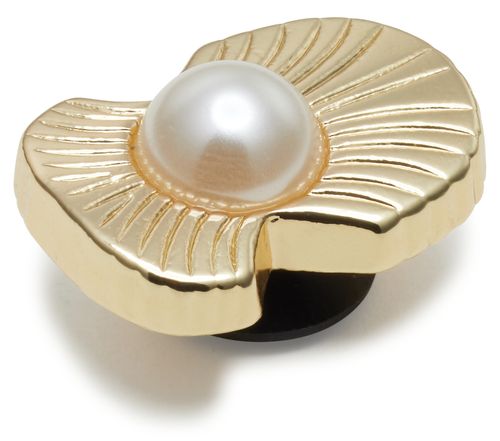 Jibbitz™ Gold Oyster with Pearl