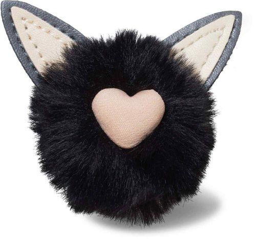 Jibbitz™ Black Puff Ball Cat