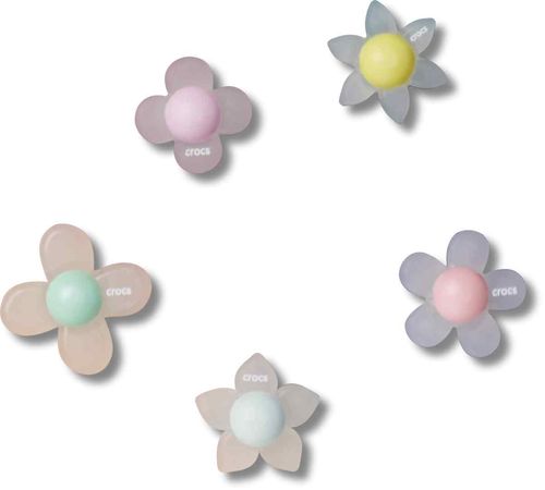 Jibbitz™ Iridescent Flowers 5 Pack