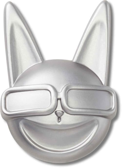 Jibbitz™ Punk Silver Bunny