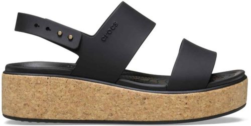 Brooklyn Cork Low Wedge Black/Black