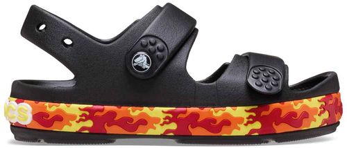 Crocband Cruiser Flames Sandal T Black