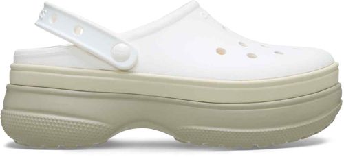 Classic Stacked Clog Chalk