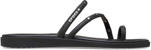 Miami Studded Toe Loop Sandal Black