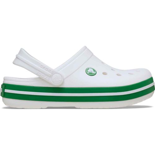 Crocband Clog K White/Green Ivy