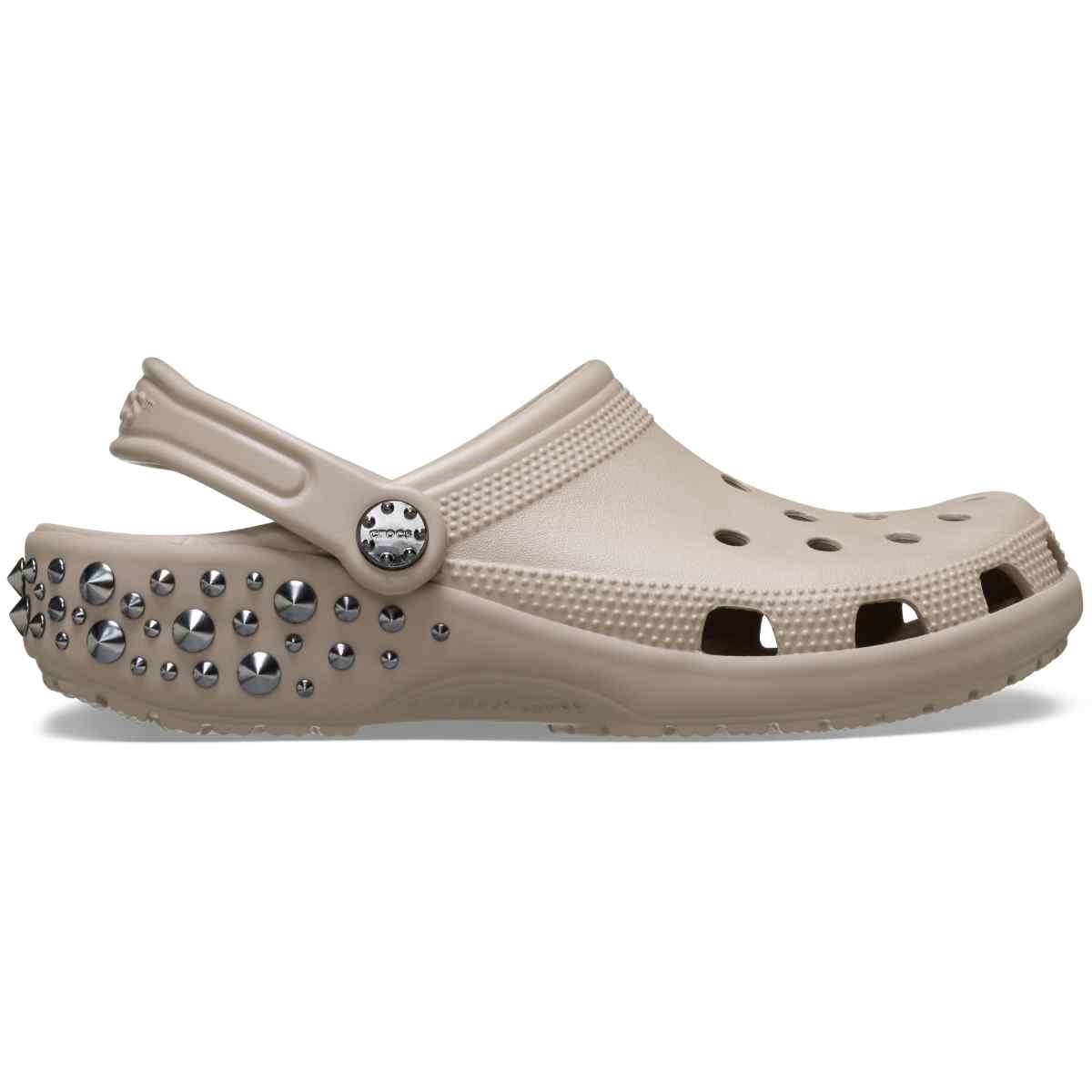 Zuecos unisex Classic Studded Clog Taupe Taupe - Crocs Ecuador