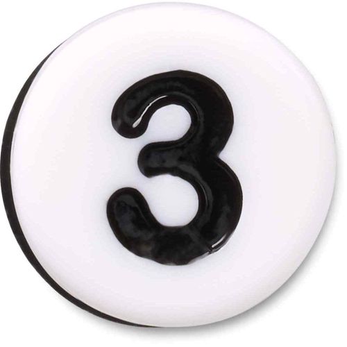 Jibbitz™ Number Three Tiny Friendship