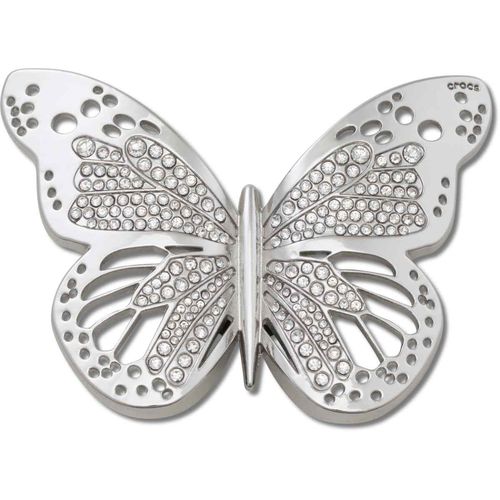 Jibbitz™ Silver Cutout Butterfly