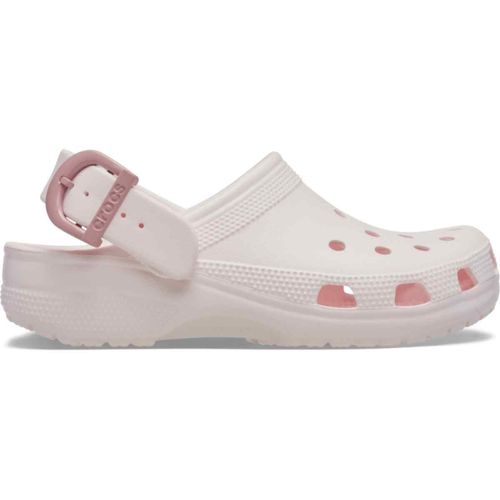 Classic Enamel Buckle Clog Bubble Ice