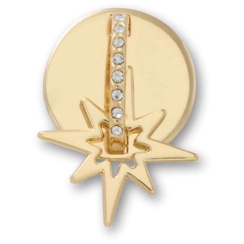 Jibbitz™ Gold SMT Gem Starburst