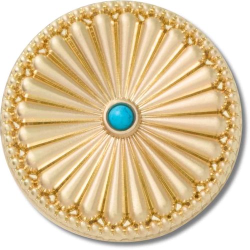 Gold Turquoise Western Stud