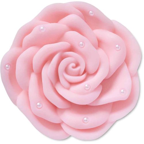 Pink Rose With Pearls