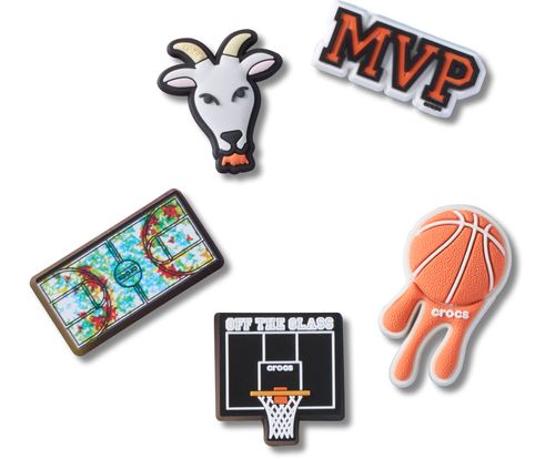 Jibbitz™ MVP Basketball 5 Pack